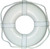 Cal-June 20 White Ring Buoy With Straps GW-20