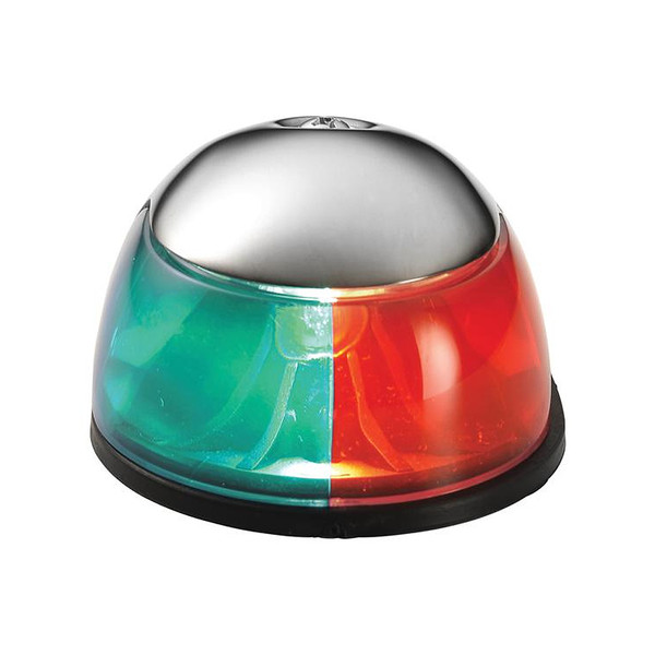 Attwood 2-Mile Deck Mount, Bi-Color Red/Green Combo - 12V - Stainless Steel Housing (3810-7)