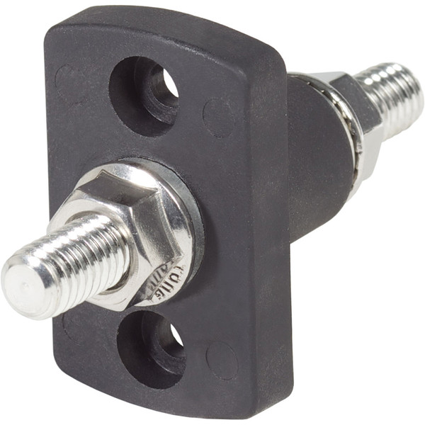 Blue Sea Systems Terminal Feed Through, 3/8" Stud, Black (2203)