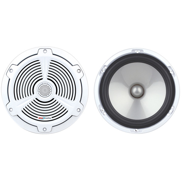 Boss Audio MR652C 6.5" 2-Way Marine Speakers - (Pair) White (MR652C)