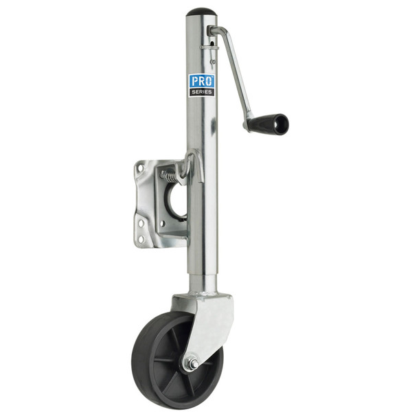 Pro Series 1000 lbs. Zinc Plated Swivel Jack w/6" Poly Wheel (EJ10000101)