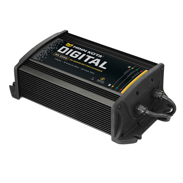 Minn Kota Battery Charger  MK 220D, 12/24V 20A, 2 Bank (1822205)