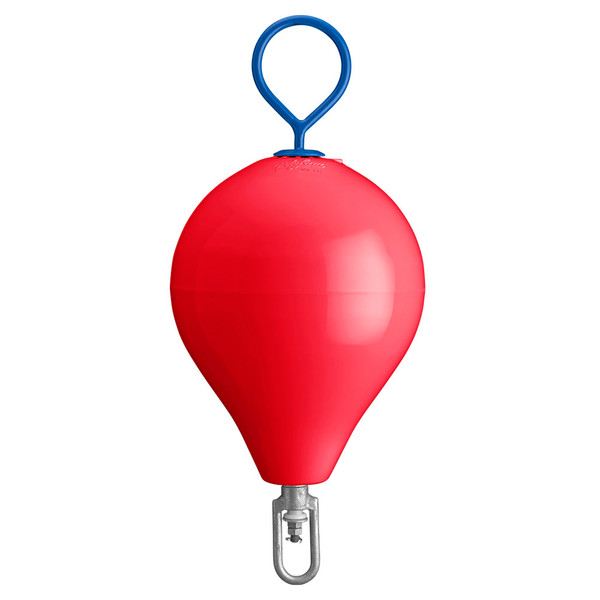 Polyform Mooring Buoy w/Iron 13.5" Diameter  - Red (CM-2-RED)