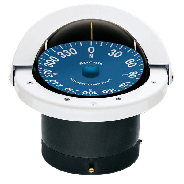 Ritchie Compass, Flush Mount, 4.5" Dial, White (SS-2000W)