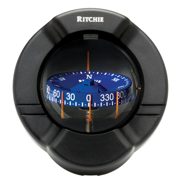 Ritchie Compass, Bulkhead, 3.75" Combi, Black (SS-PR2)