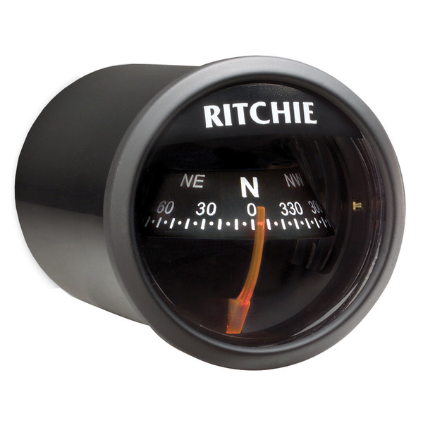 Ritchie Compass, Dash Mount, 2" Dial, Black (X-21BB)