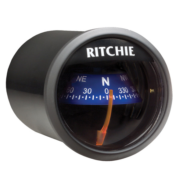 Ritchie Compass, Dash Mount, 2" Dial, Black/Blue (X-21BU)