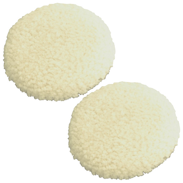 Shurhold Buff Magic Compounding Wool Pad - 2-Pack - 6.5" For Dual Action Polisher (3151)