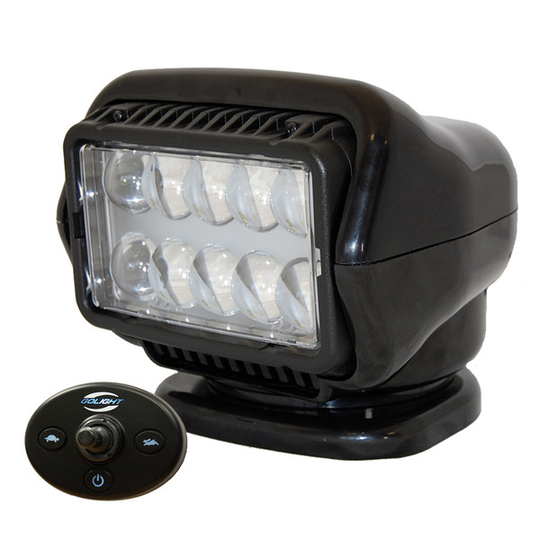 Golight LED Stryker Searchlight w/Wired Dash Remote - Permanent Mount - Black (30214)