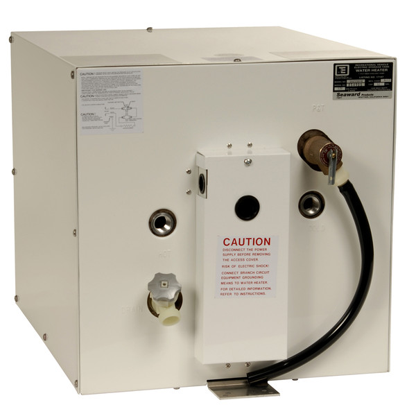 Whale Seaward 11 Gallon Hot Water Heater w/Rear Heat Exchanger - White Epoxy - 120V - 1500W (S1100W)