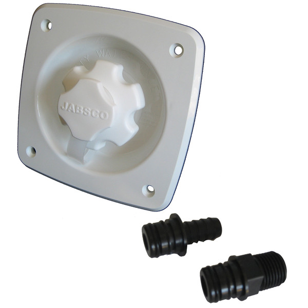 Jabsco Water Pressure Regulator - Flush Mount - White (44412-1045)