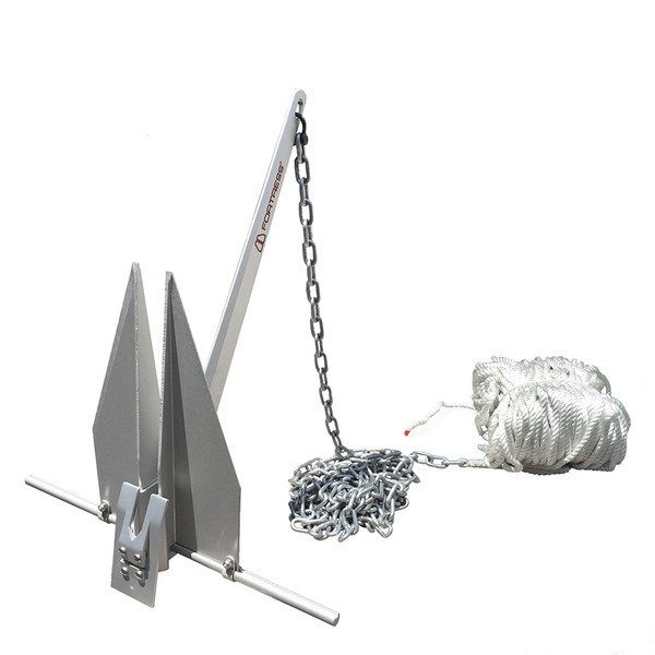 Fortress FX-7 Anchoring System 250' 3/8" Line, 15' 1/4" G30 (FX-7-AS)