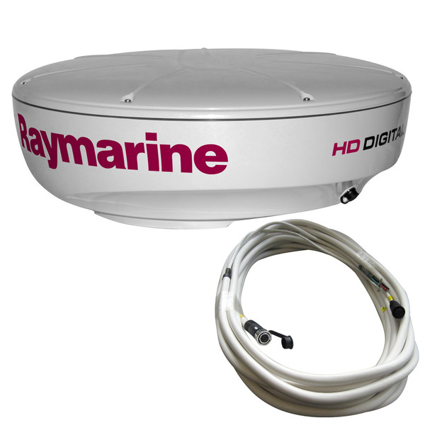 Raymarine Radar, HD, 4KW, 18" Dome, RayNet Cable (T70168)