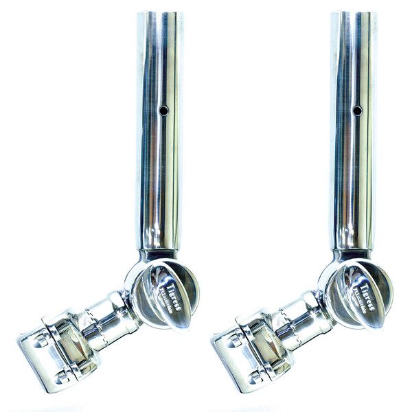 Tigress Adjustable T-Top Clamp-On Outrigger Holder - 1-15/16" IPS - 1-1/2" Poles - Pair (88967)