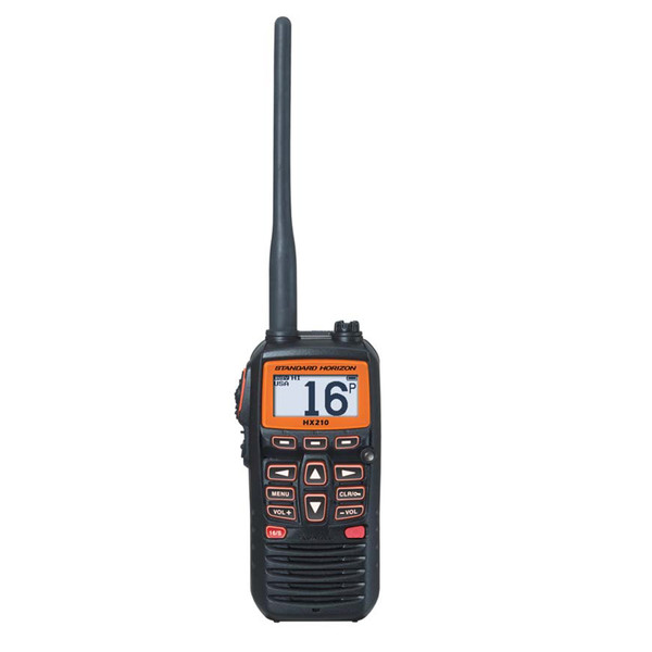 Standard Horizon VHF-HH, 6 Watt, Floats, Opt. Spkr/Mic (HX210)