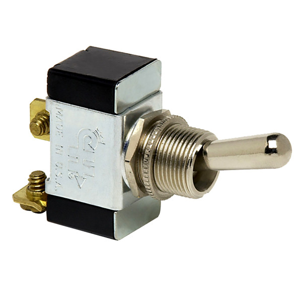 Cole Hersee Heavy Duty Toggle Switch SPST On-Off 2 Screw (5582-BP)