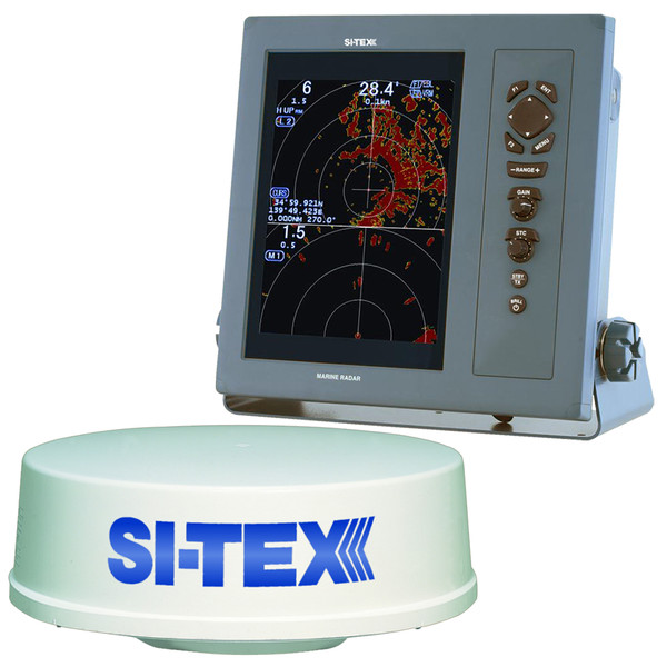 SI-TEX T-2041 Professional Dual Range Radar w/4kW 25" Dome - 10.4" Color TFT LCD Display (T-2041)