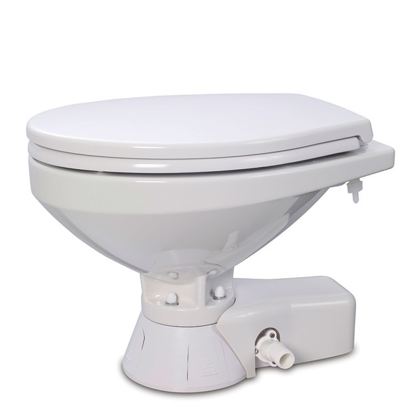 Jabsco Quiet Flush Freshwater Toilet - Compact Bowl - 12V (37045-3092)