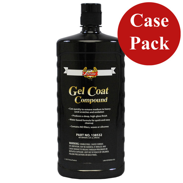 Presta Gel Coat Compound - 32oz - *Case of 12* (138532CASE)