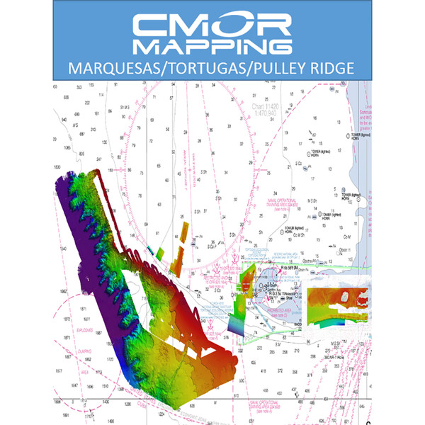 CMOR Mapping Marquesas, Tortugas, Pulley Ridge For Simrad, Lowrance, BG  Mercury (MQTT002S)