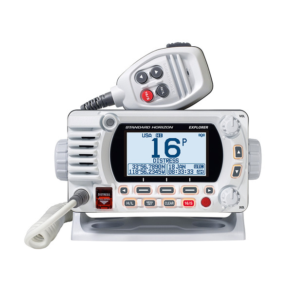 Standard Explorer White 25 Watt VHF (GX1800W)
