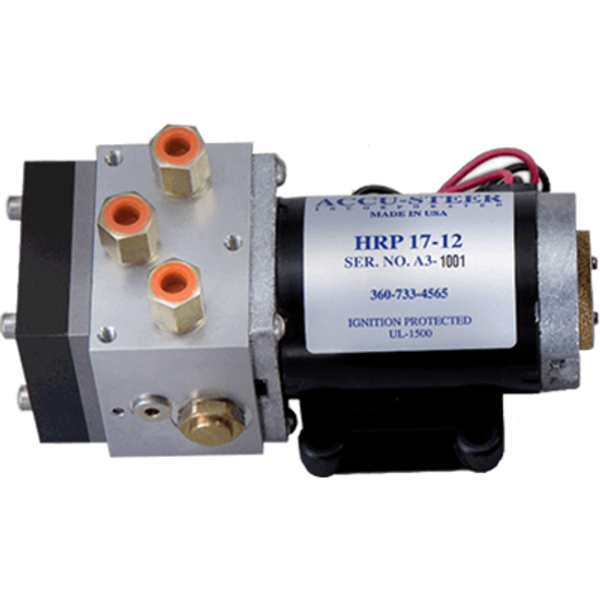 Accusteer Hydraulic Pump, 12V, 1.6 ci/sec. (600-091/HRP17-12)