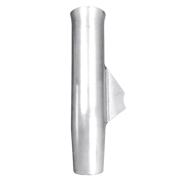 Tigress Weld On Aluminum Flared Rod Holder w/Blade Mill Finished 10" (66244)