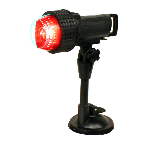 Aqua Signal Series 27 Compact LED Bi-Color Light w/Suction Cup, C-Clamp  Inflatable Adapter (27400-7)