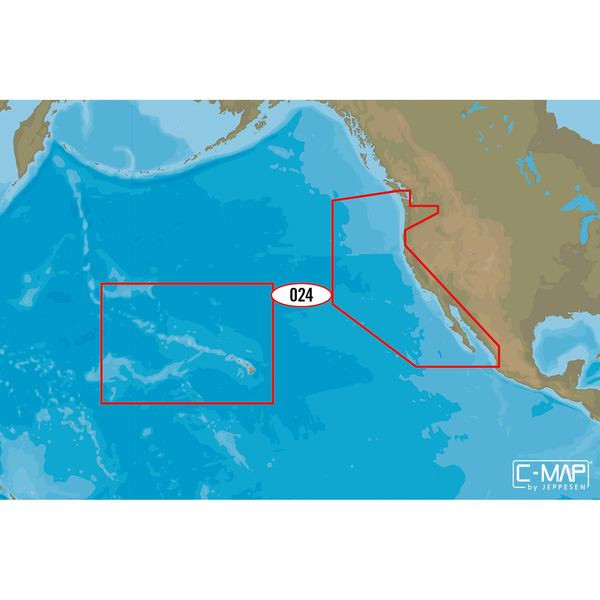 C-MAP M-NA-D024 4D microSD USA West Coast and Hawaii (M-NA-D024-MS)