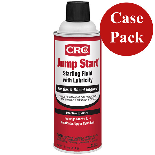 CRC Jump Start Starting Fluid w/Lubricity - 11oz - #05671 *Case of 12 (1003842)