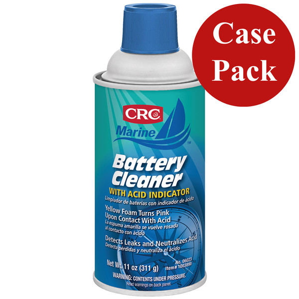 CRC Marine Battery Cleaner w/Acid Indicator - 11oz - #06023 *Case of 12 (1003889)