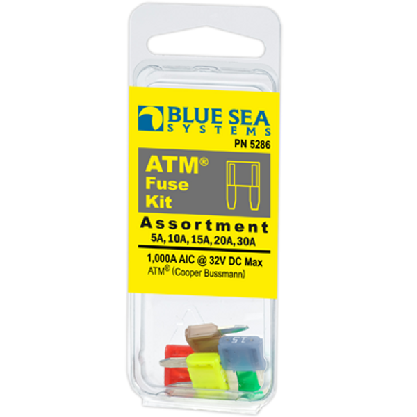 Blue Sea Systems Fuse Kit, ATM, 5 Piece (5286)