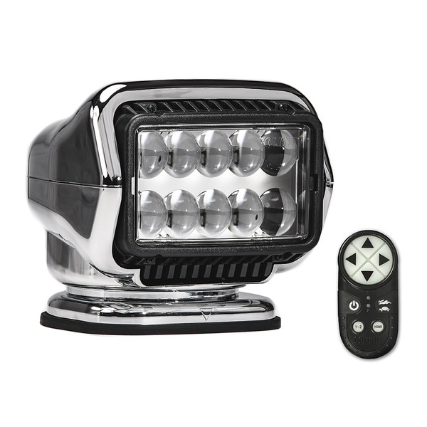 Golight Stryker ST Series Permanent Mount Chrome LED w/Wireless Handheld Remote (30064ST)