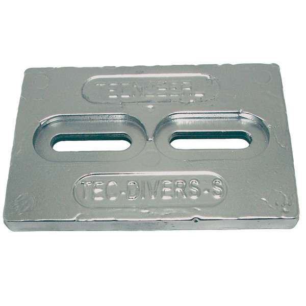 Tecnoseal Mini Aluminum Plate Anode 6" x 4" x 1/2" (TEC-DIVERS-SAL)