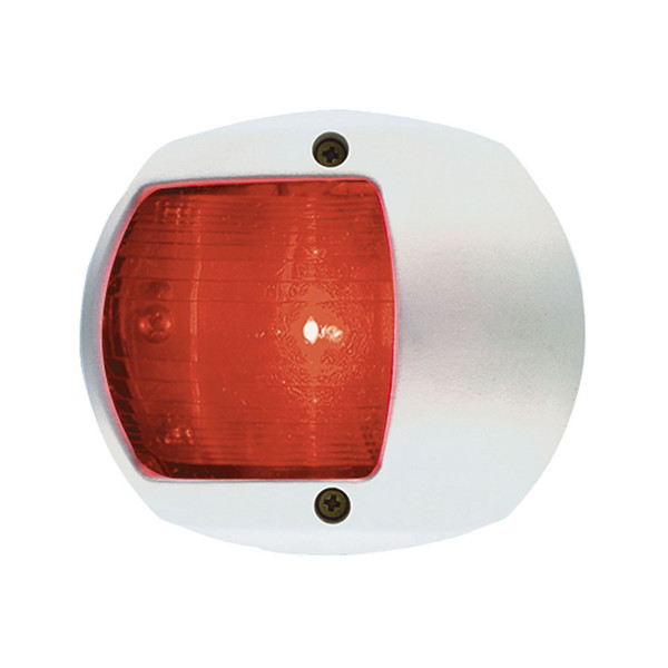 Perko LED Side Light - Red - 12V - White Plastic Housing (0170WP0DP3)