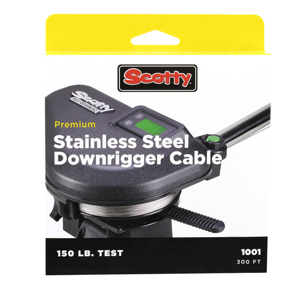 Scotty 300ft Premium Stainless Steel Replacement Cable (1001K)