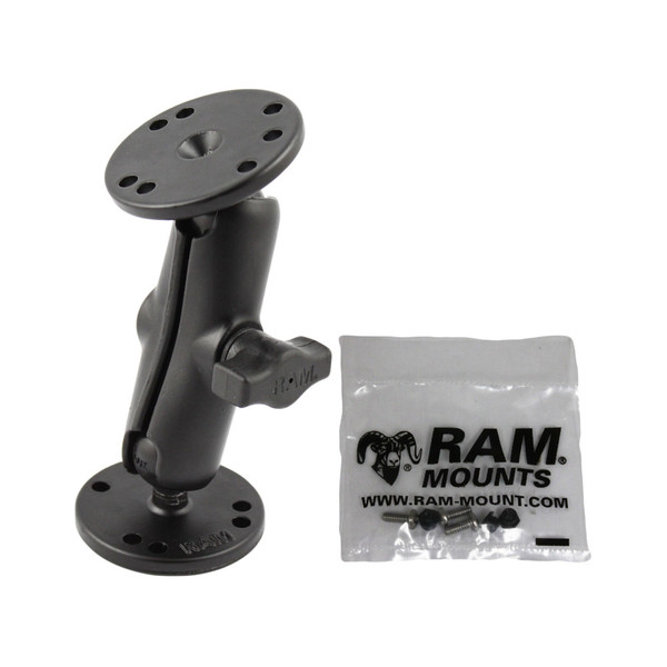RAM Mount Double Socket Arm For Garmin Marine Fixed Mount GPS 1" (RAM-B-101-G2U)