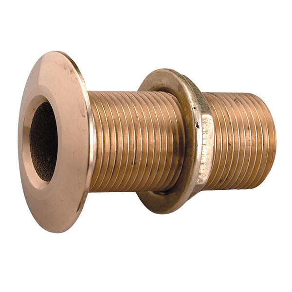 Perko 1/2" Thru-Hull Fitting w/Pipe Thread Bronze MADE IN   THE USA (0322DP4PLB)