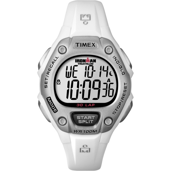 Timex IRONMAN 30-Lap Mid-Size Watch - White (T5K515)