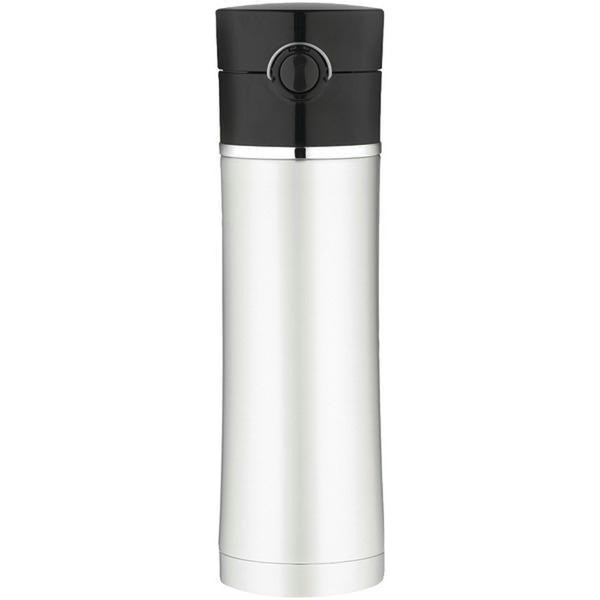 Thermos Sipp Vacuum Insulated Drink Bottle - 16 oz. - Stainless Steel/Black (NS402BK4)