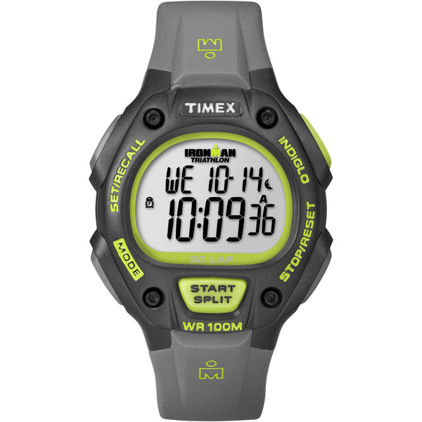 Timex Ironman 30-Lap Full-Size - Grey/Neon Green (T5K692)
