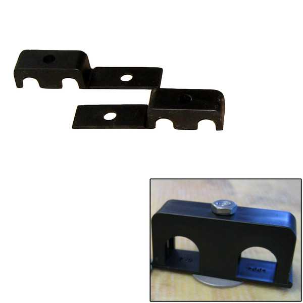 Weld Mount Double Poly Clamp For 1/4" x 20 Studs - 3/8" OD - Requires 1" Stud - Qty. 25 (80375)