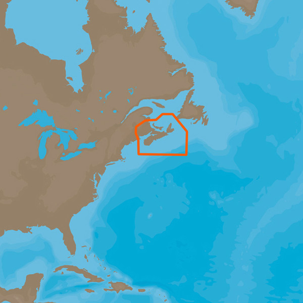 C-MAP  4D NA-D938 Fundy, Nova Scotia Pei & Cape Breton (NA-D938)