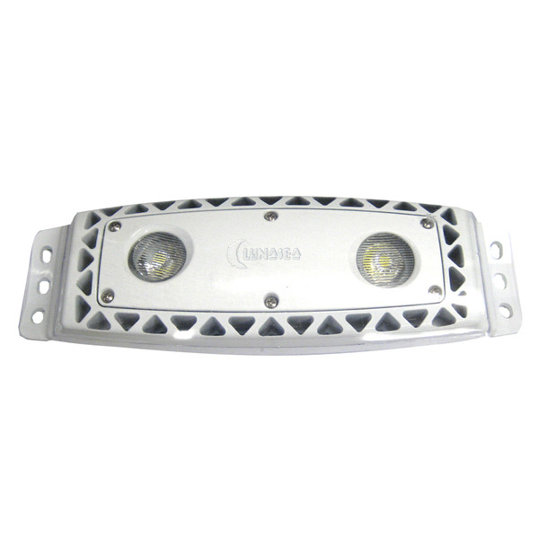 Lunasea High Intensity Outdoor Dimmable LED Spreader Light - White - 1,100 Lumens (LLB-472W-21-10)