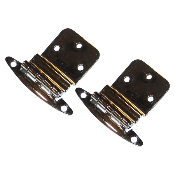 Perko Chrome Plated Brass 3/8" Inset Hinges (0271DP0CHR)