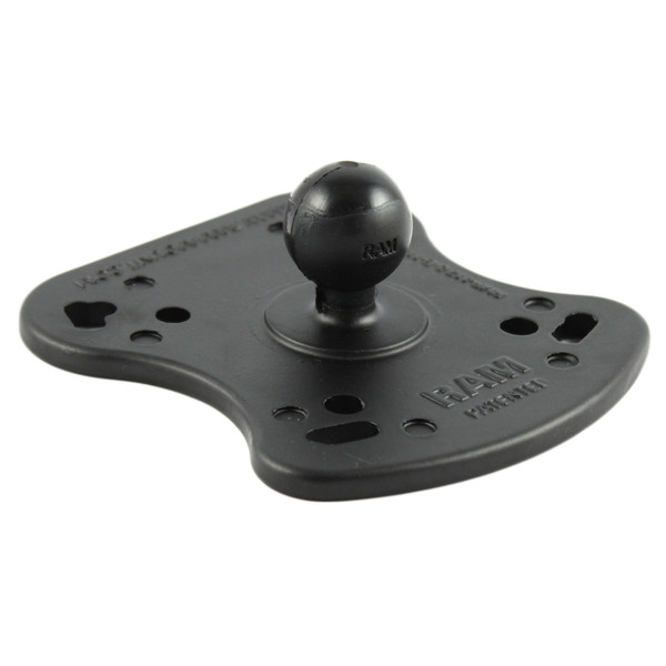 RAM Mount 1" Ball Marine Electronic Base For Humminbird & Lowrance (RAM-B-107BU)