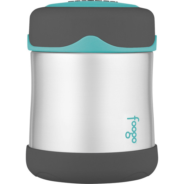 Thermos Foogo Stainless Steel, Vacuum Insulated Food Jar - Teal/Smoke - 10 oz. (B3004TS2)