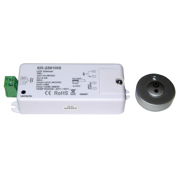 Lunasea Remote Dimming Kit w/Receiver & Button Remote (LLB-45RU-91-K1)