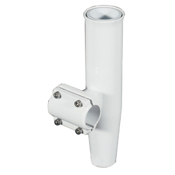 Lee's Clamp-On Rod Holder - White Aluminum - Horizontal Mount - Fits 1.050" O.D. Pipe (RA5201WH)