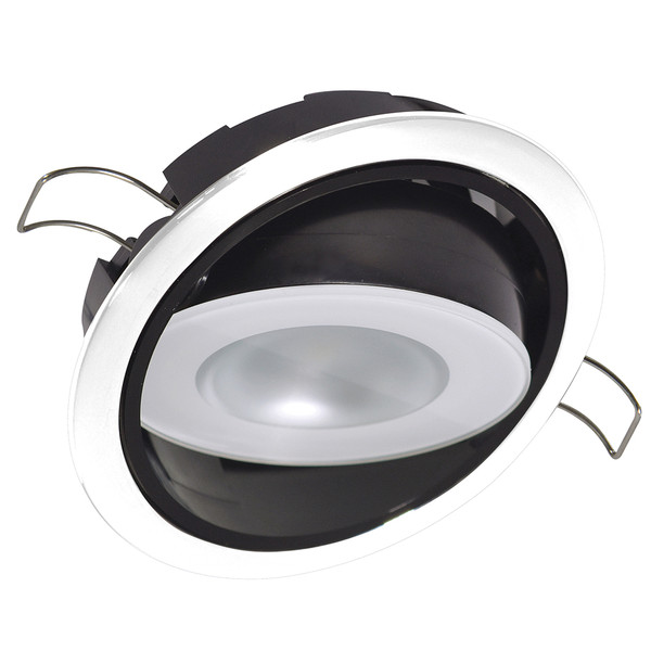 Lumitec Mirage Positionable Down Light - Warm White Dimming - Hi CRI - White Bezel (115129)